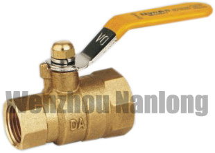 Brass Gas Ball Valve With Steel Lever