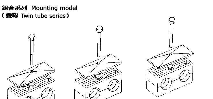 Mounting Model-Twin Tube